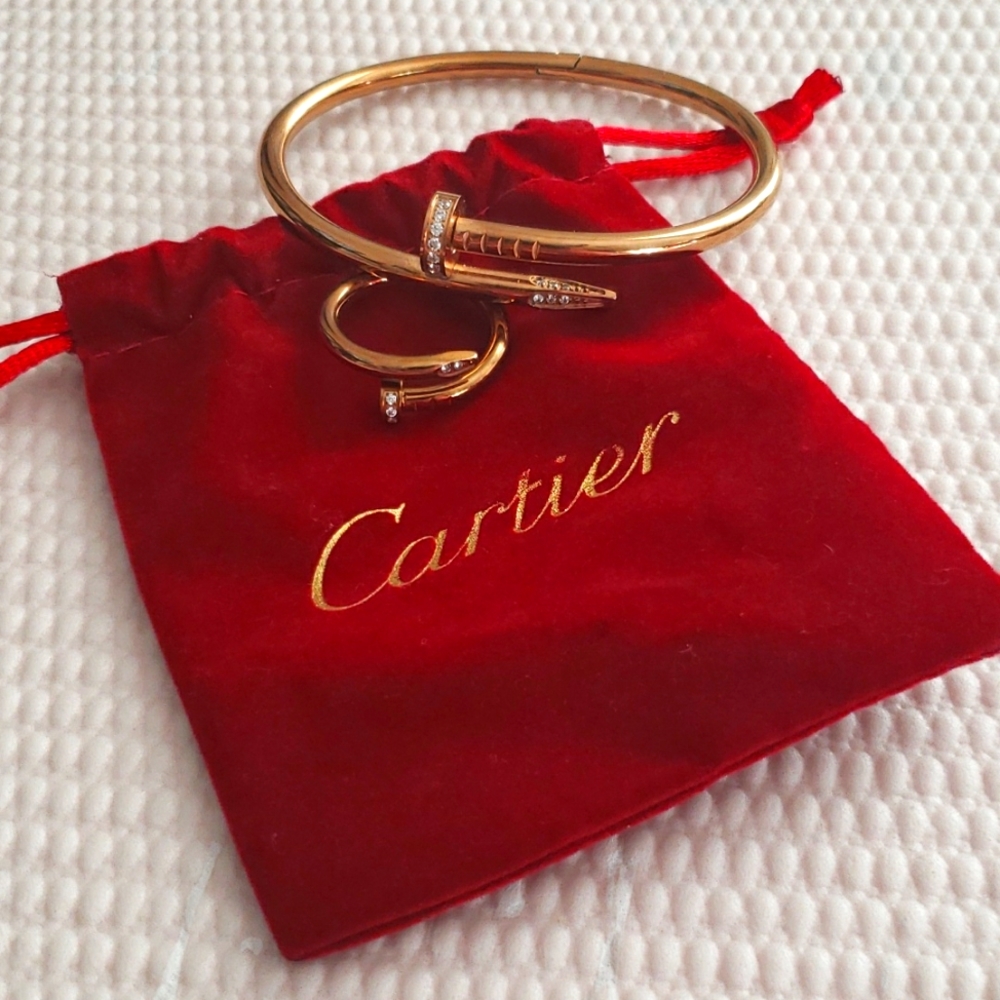 Rose Gold Bracelet & Ring Set